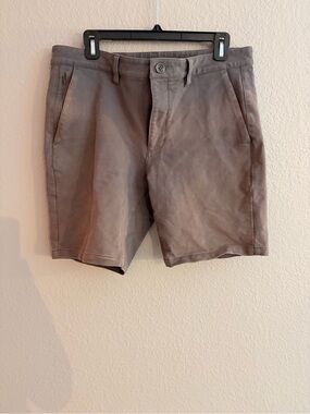 True Classic Men's Casual Chino Shorts - Gray